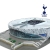Stadion piłkarski - Tottenham Hotspur FC - Puzzle 3D 75 elementów - model klubowy