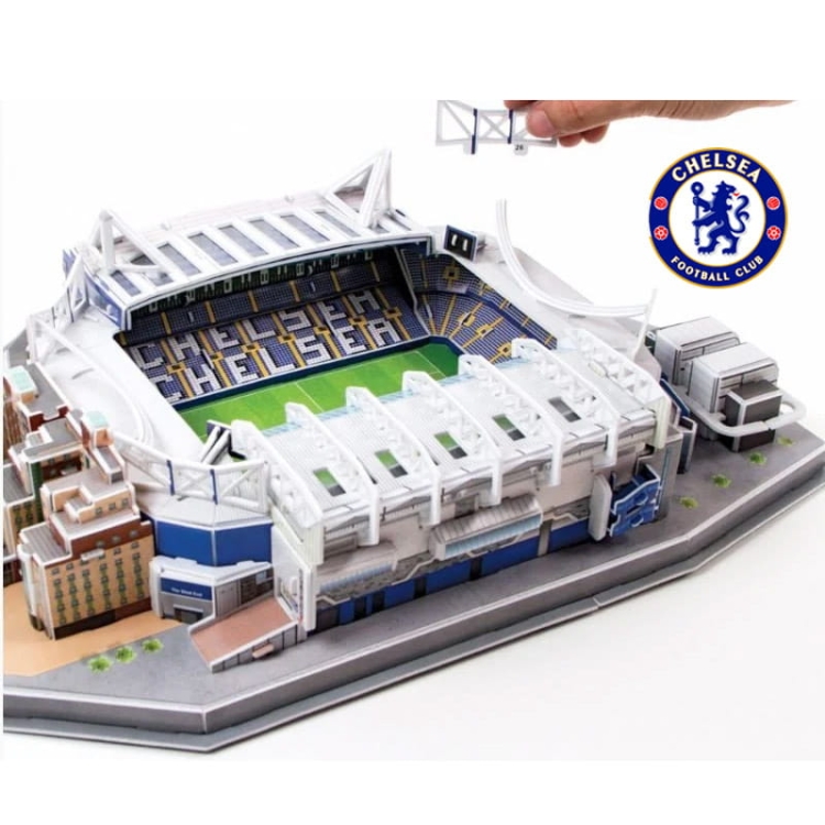 Stadion piłkarski - Chelsea FC - Puzzle 3D 171 elementów - model klubowy