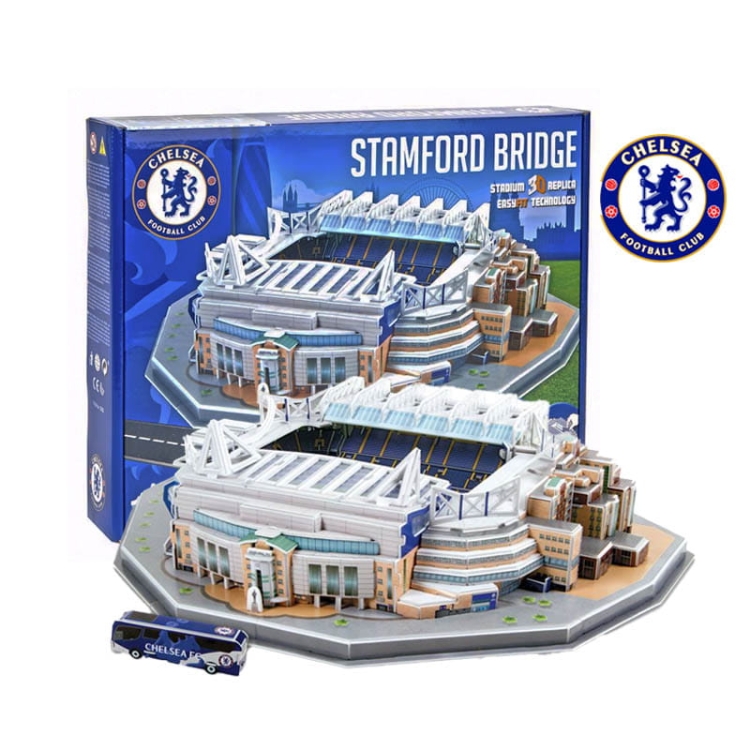 Stadion piłkarski - Chelsea FC - Puzzle 3D 171 elementów - model klubowy
