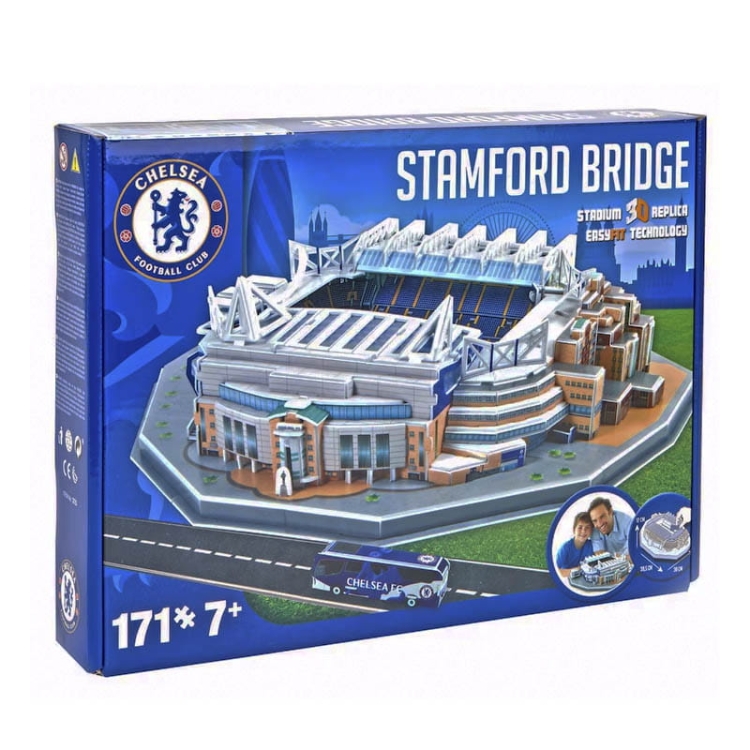 Stadion piłkarski - Chelsea FC - Puzzle 3D 171 elementów - model klubowy