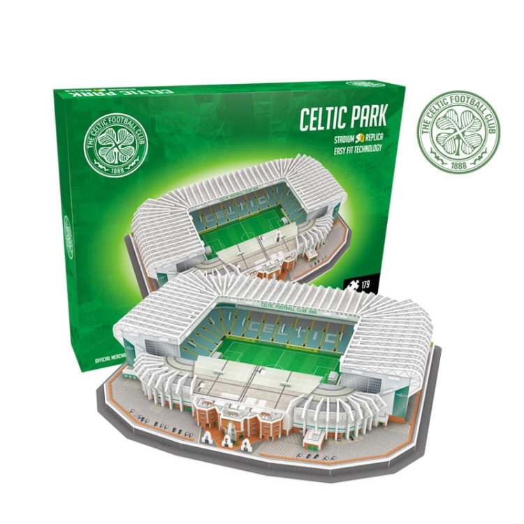 Stadion piłkarski CELTIC PARK - Celtic FC - Puzzle 3D 179 elementów - model klubowy