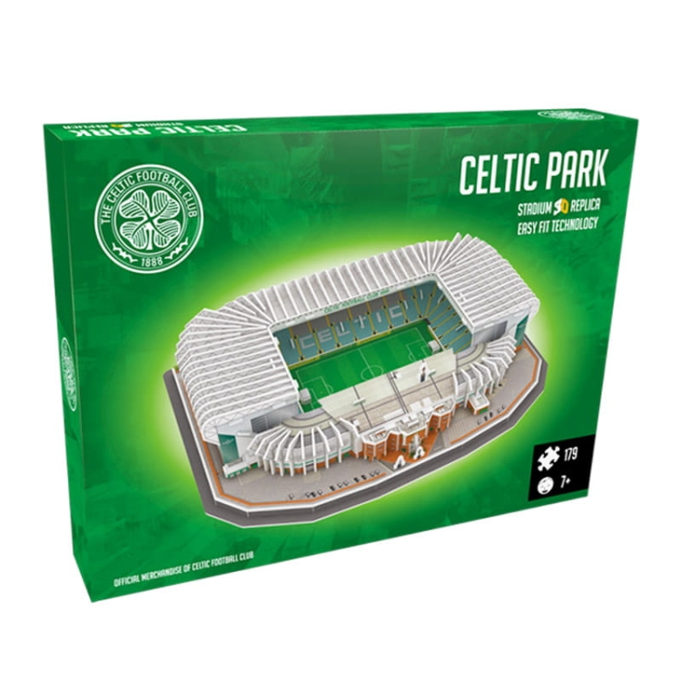 Stadion piłkarski CELTIC PARK - Celtic FC - Puzzle 3D 179 elementów - model klubowy