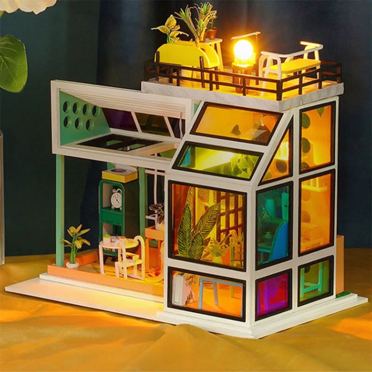 Miniaturowy domek - Przez różowe okulary