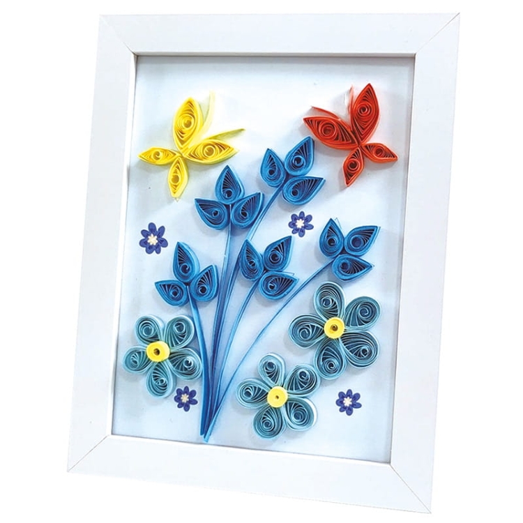 Zestaw do QUILLINGU Paski - Zimowy ogród