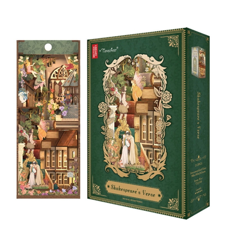 Miniaturowy domek Book Nook - Romeo i Julia - miłość świata