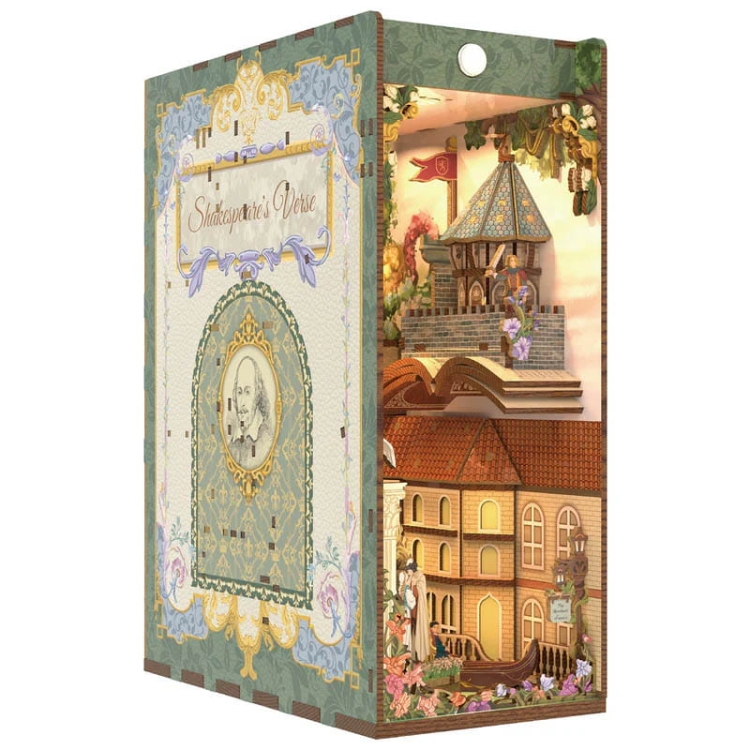 Miniaturowy domek Book Nook - Romeo i Julia - miłość świata