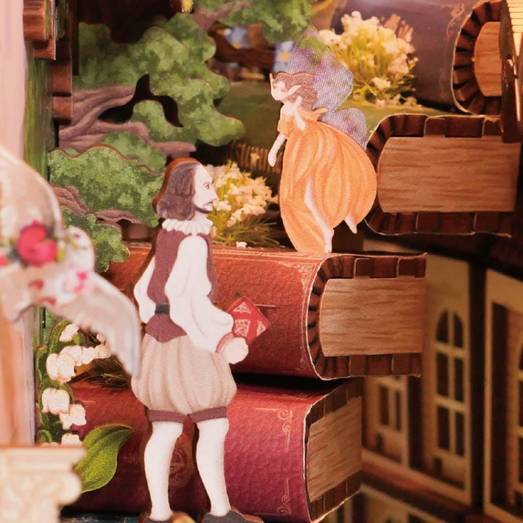 Miniaturowy domek Book Nook - Romeo i Julia - miłość świata