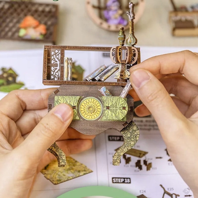 Miniaturowy domek Book Nook - Siódme niebo