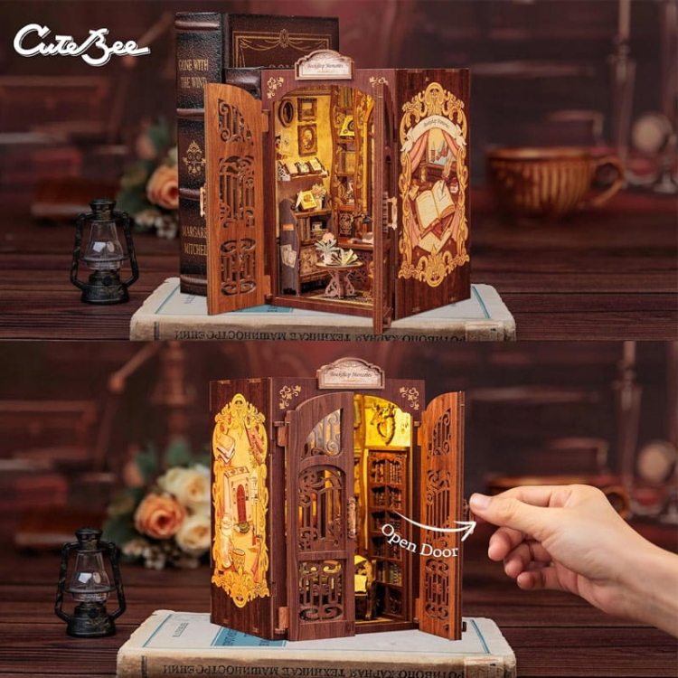 Miniaturowy domek mini Book Nook - Klub książki
