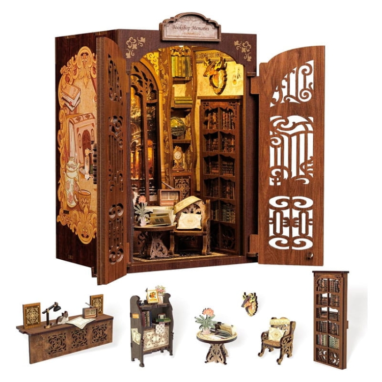 Miniaturowy domek mini Book Nook - Klub książki