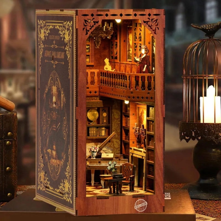 Miniaturowy domek Book Nook - Brytyjska elegancja Grimm's
