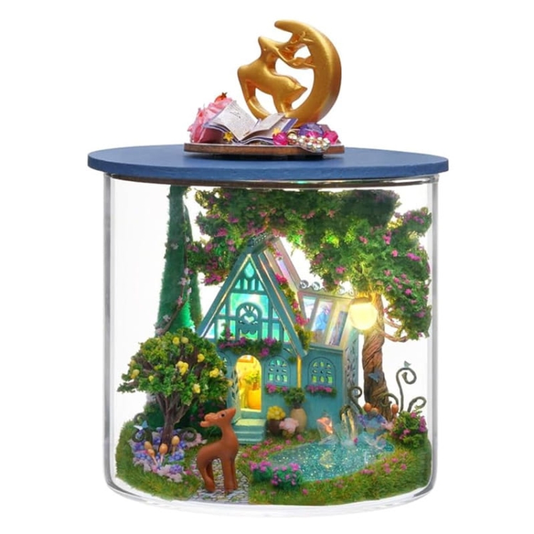 Miniaturowy domek - Turkusowe jezioro*