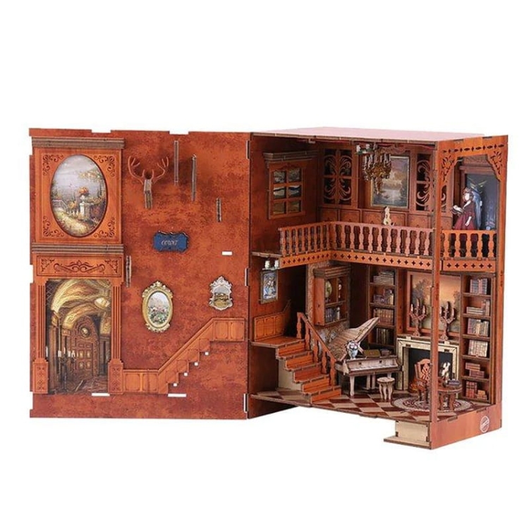 Miniaturowy domek Book Nook - Brytyjska elegancja Grimm's