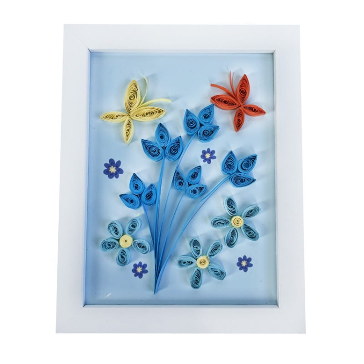 Zestaw do QUILLINGU Paski - Zimowy ogród