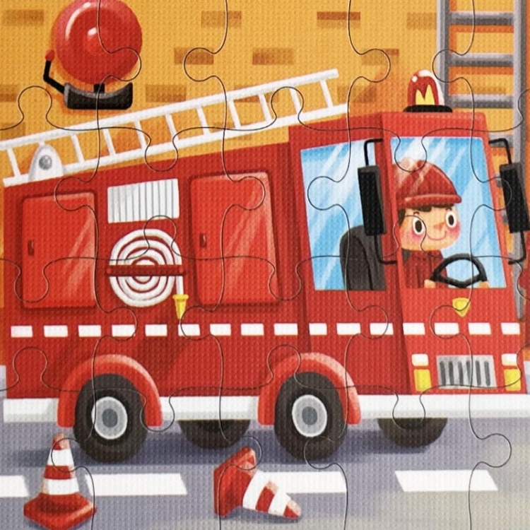 Puzzle edukacyjne - POJAZDY - 120 el.