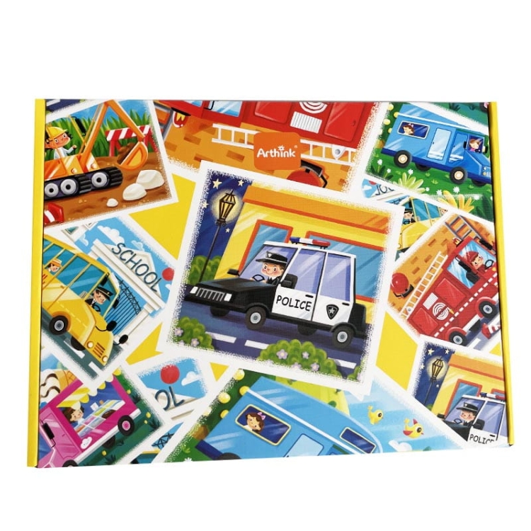 Puzzle edukacyjne - POJAZDY - 120 el.