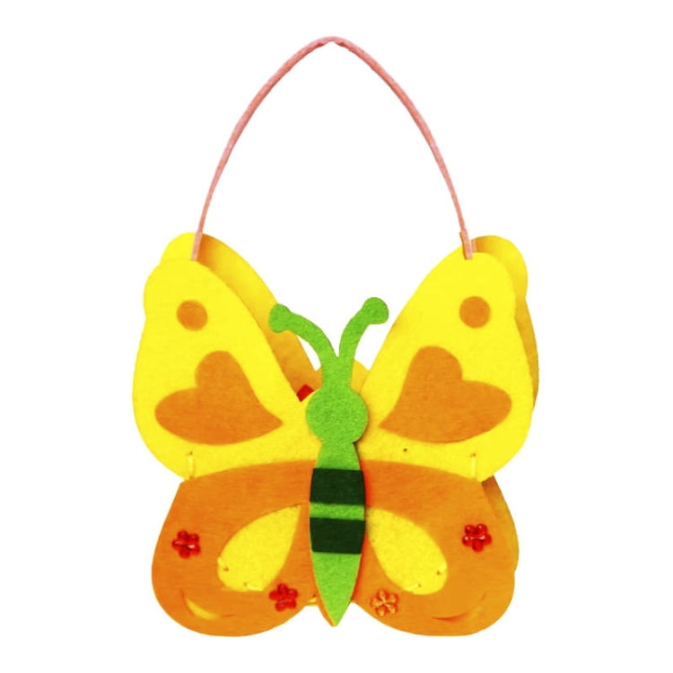 Kolorowe torebki - filcowy zestaw do szycia DIY - 6 elementów