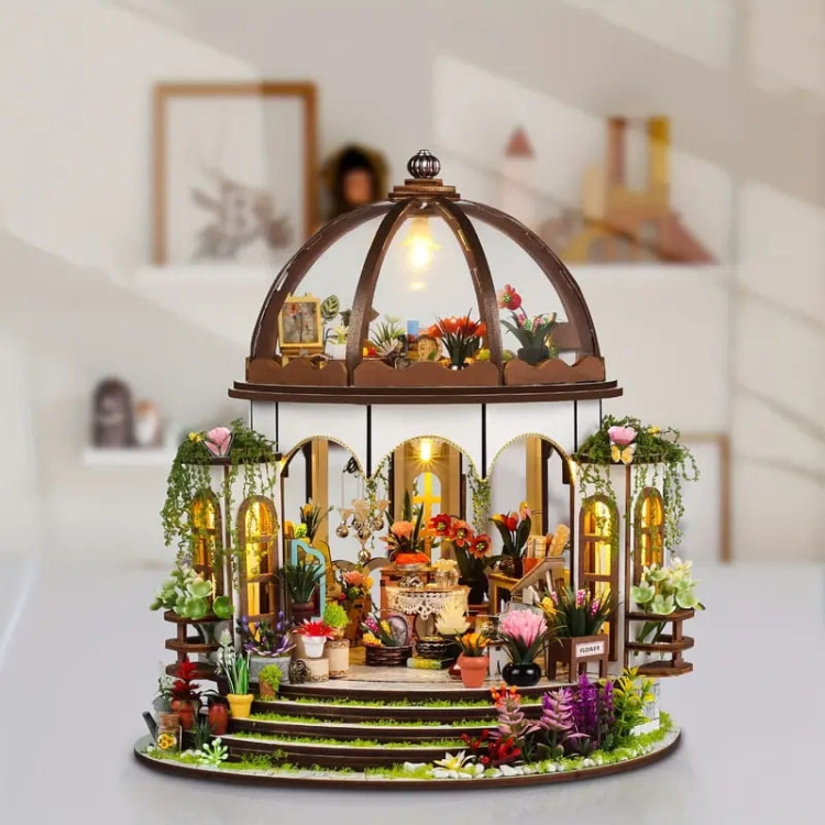 Miniaturowy domek - Ogród pod gwiazdami