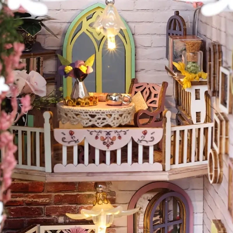 Miniaturowy domek Book Nook - Dolina kwiatów*
