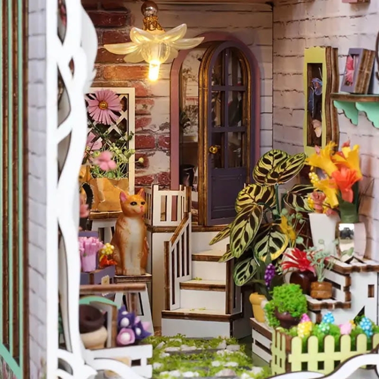 Miniaturowy domek Book Nook - Dolina kwiatów*