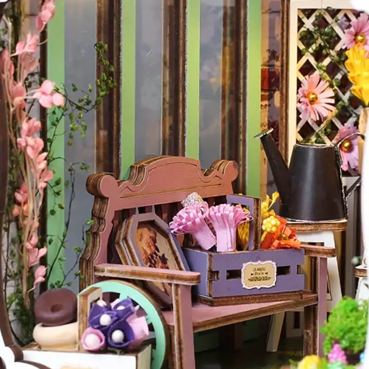 Miniaturowy domek Book Nook - Dolina kwiatów*