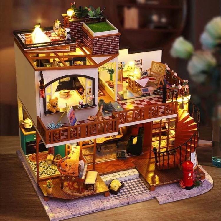 Miniaturowy domek - Retro willa