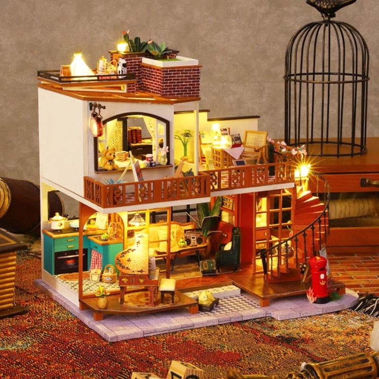 Miniaturowy domek - Retro willa