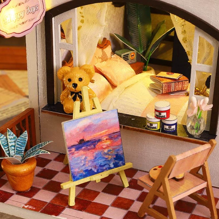 Miniaturowy domek - Retro willa