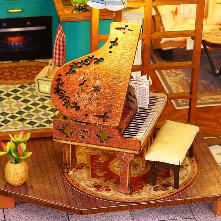 Miniaturowy domek - Retro willa