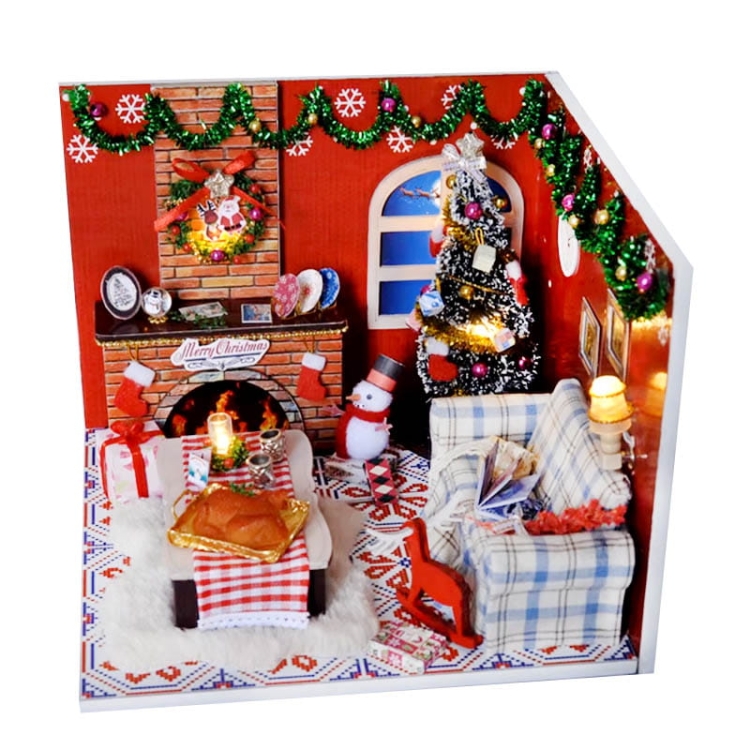 Miniaturowy domek - Kolacja z Mikołajem
