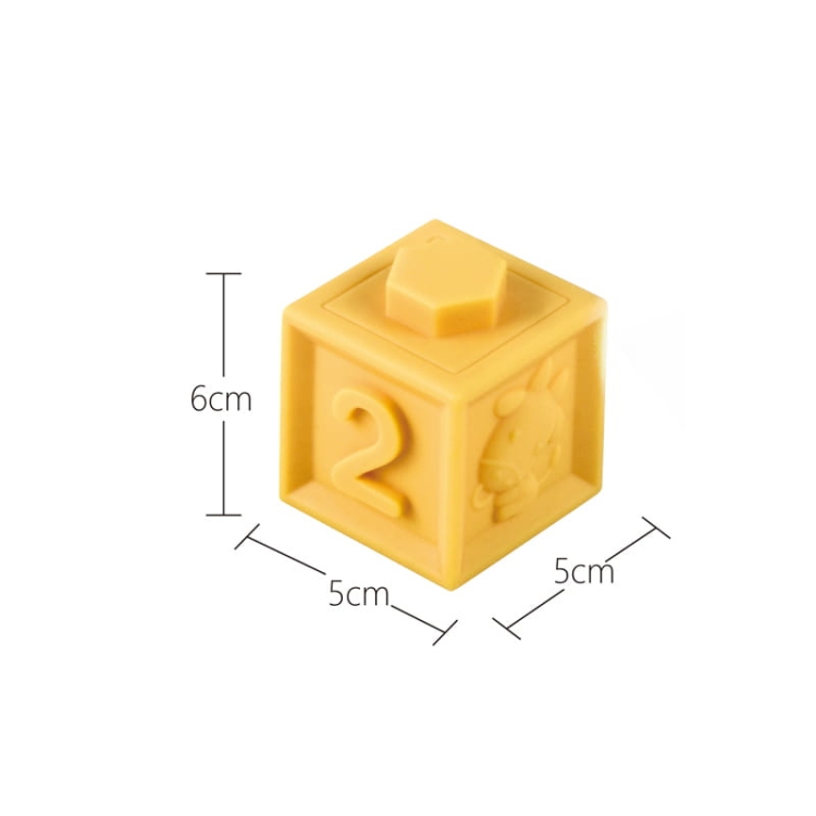 Cyferki - miękkie klocki 6 szt