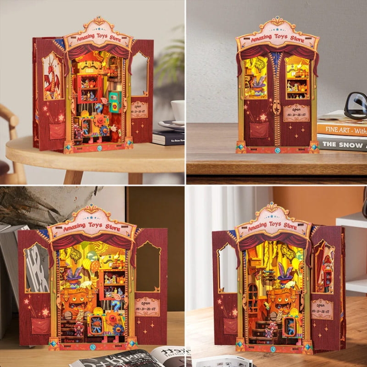 Miniaturowy domek mini Book Nook - Hokus Pokus* - CuteBee