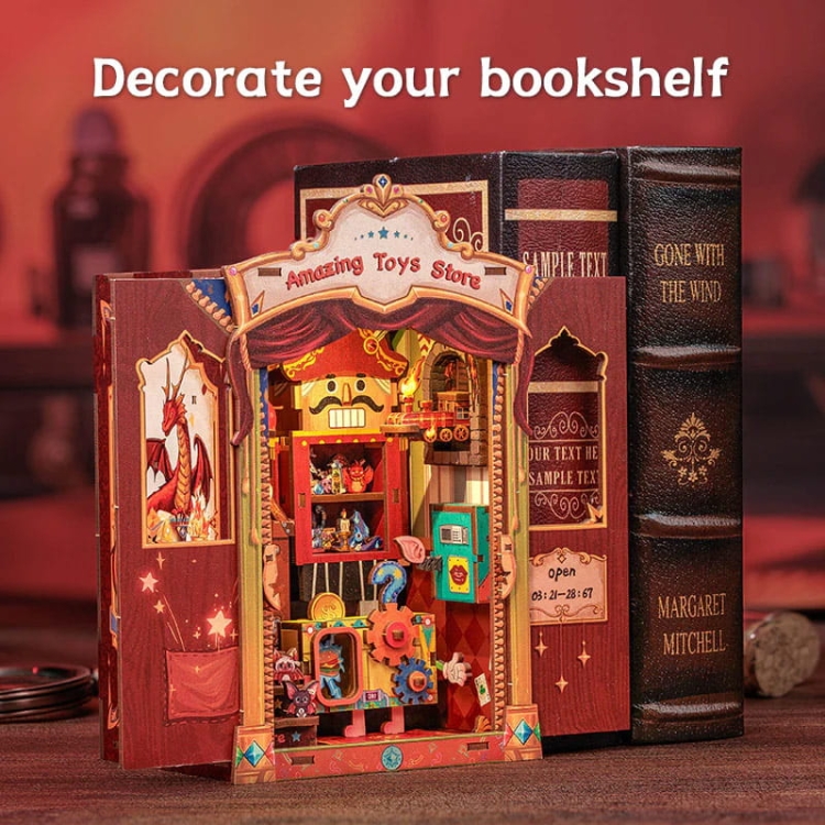 Miniaturowy domek mini Book Nook - Hokus Pokus* - CuteBee