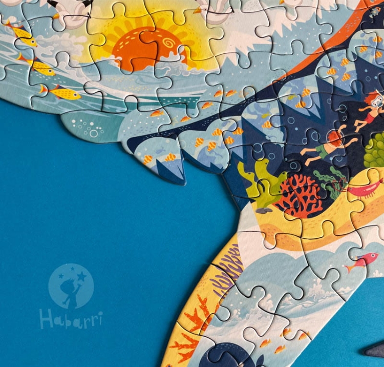 Puzzle edukacyjne - REKIN - 180 szt