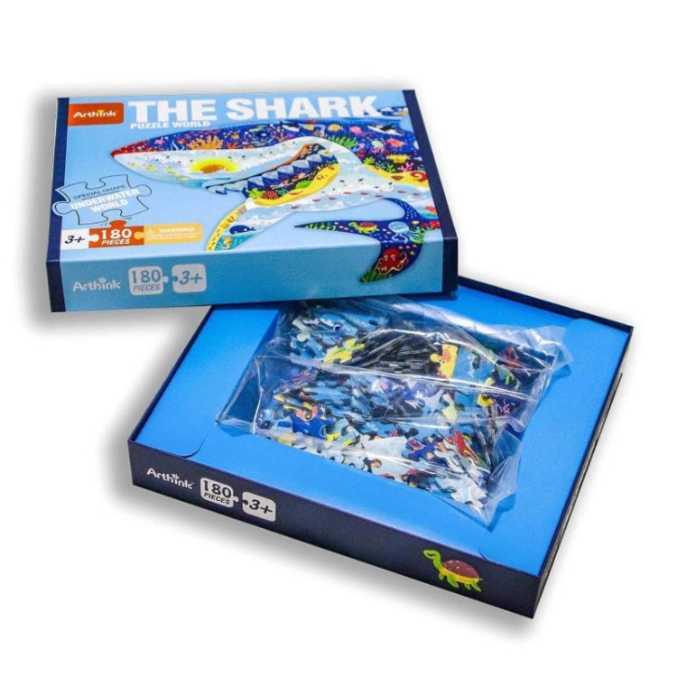 Puzzle edukacyjne - Rekin - 180 szt