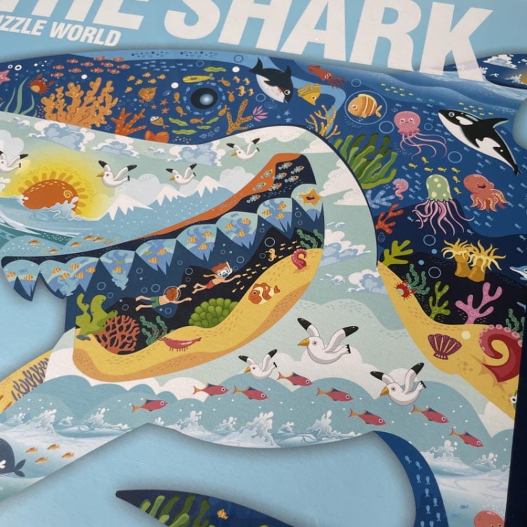 Puzzle edukacyjne Rekin - 180 szt