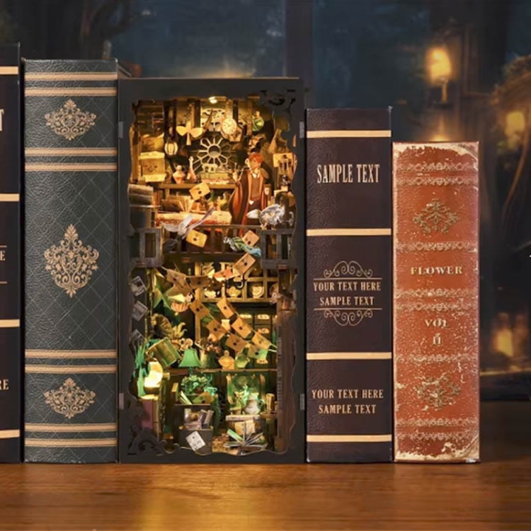 Miniaturowy domek Book Nook - Dom czarów - Aslowsnail