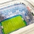 Stadion piłkarski - SANTIAGO BERNABEU - FC Real Madryt - Puzzle 3D 101 elementów