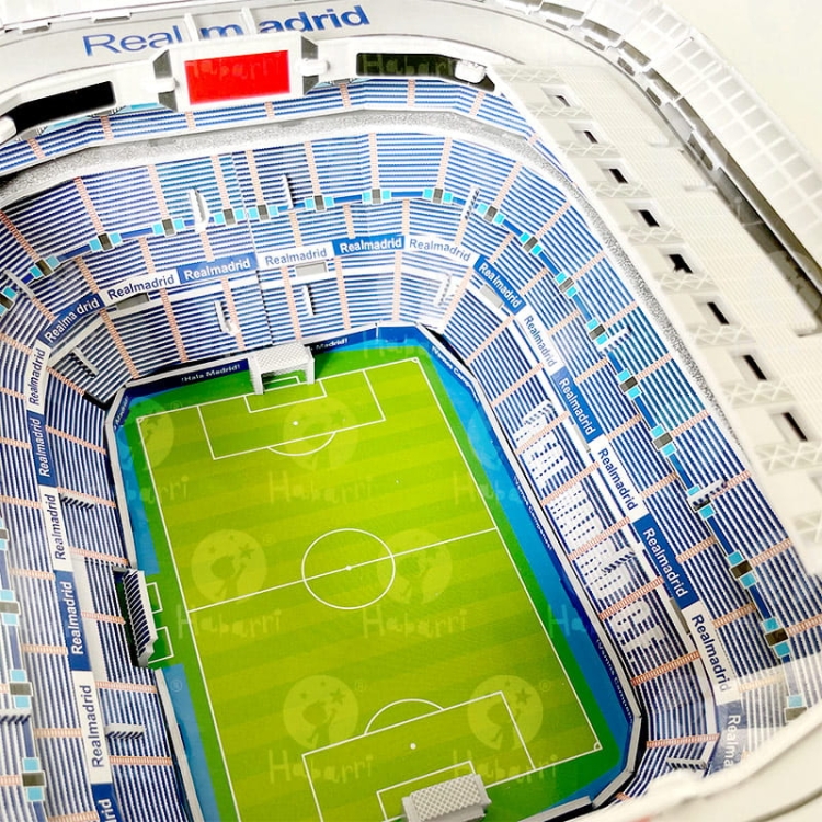 Stadion piłkarski - SANTIAGO BERNABEU - FC Real Madryt - Puzzle 3D 101 elementów
