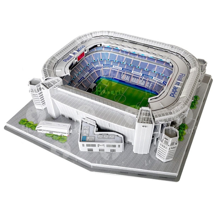 Stadion piłkarski - SANTIAGO BERNABEU - FC Real Madryt - Puzzle 3D 101 elementów