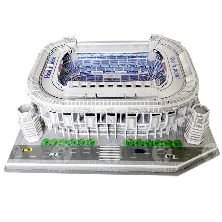 Stadion piłkarski - SANTIAGO BERNABEU - FC Real Madryt - Puzzle 3D 101 elementów
