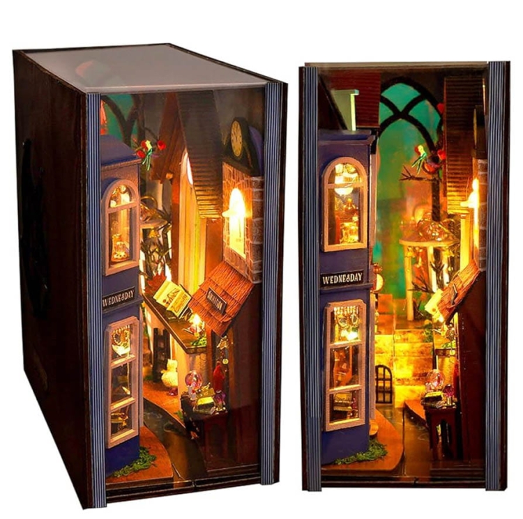 Miniaturowy domek Book Nook - Tajemna uliczka