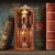 Miniaturowy domek Book Nook - Tajemne Księgi Zakonu