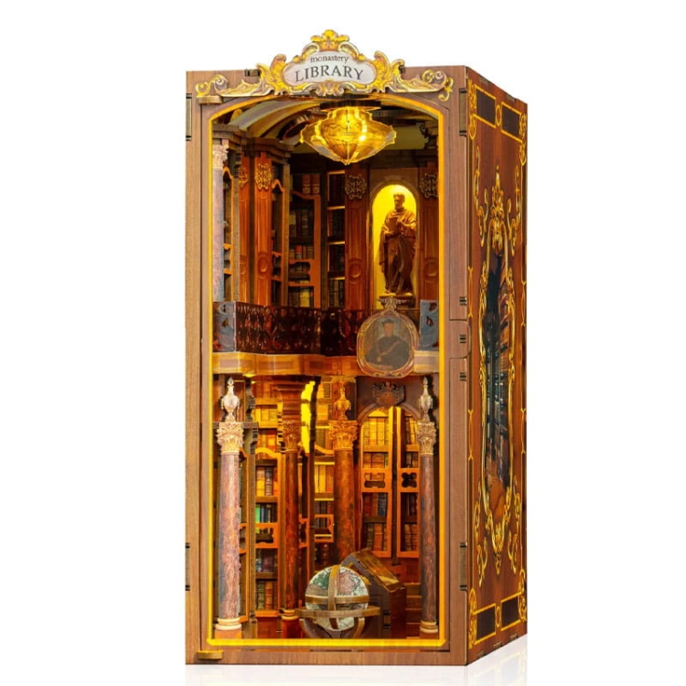 Miniaturowy domek Book Nook - Tajemne Księgi Zakonu