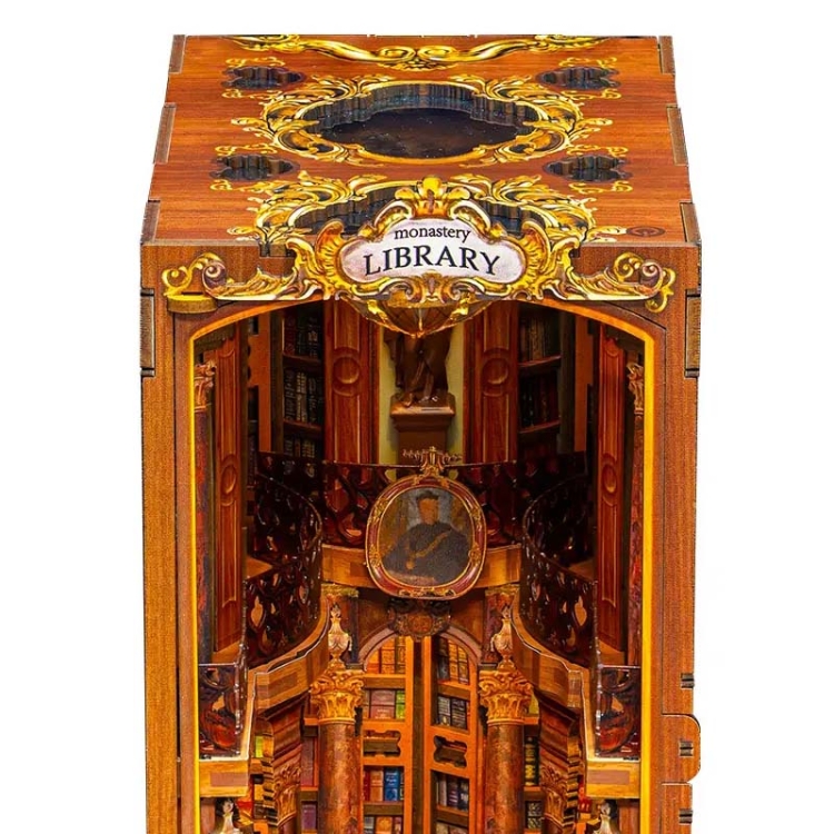 Miniaturowy domek Book Nook - Tajemne Księgi Zakonu