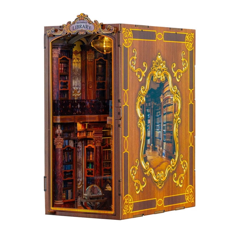 Miniaturowy domek Book Nook - Tajemne Księgi Zakonu