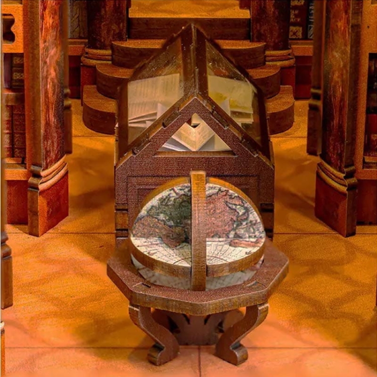 Miniaturowy domek Book Nook - Tajemne Księgi Zakonu