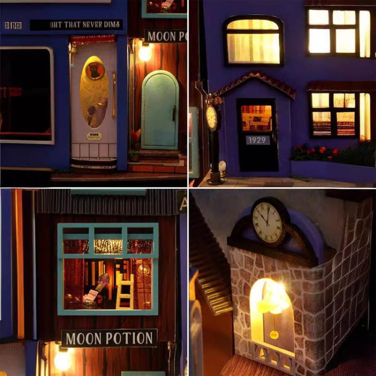Miniaturowy domek Book Nook - Tajemna uliczka