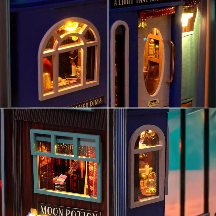 Miniaturowy domek Book Nook - Tajemna uliczka