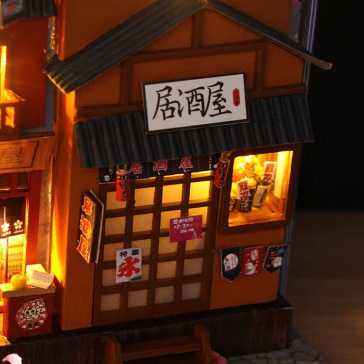 Miniaturowy domek Book Nook - Wiosenna Japonia